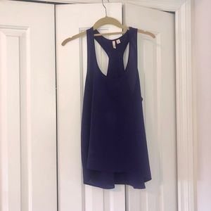 Lush - Flowy purple tank top with razor back